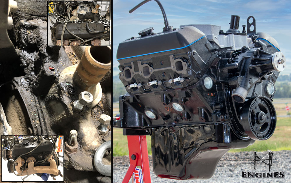 GM / Chevy 4.3L V6 Before & After Rebuild 